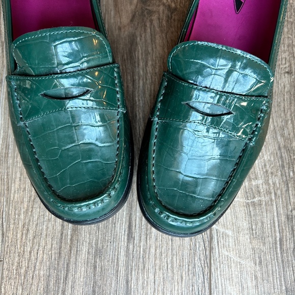 MBT Green Patent Leather Rocking Loafers | 40 - Picture 2 of 14